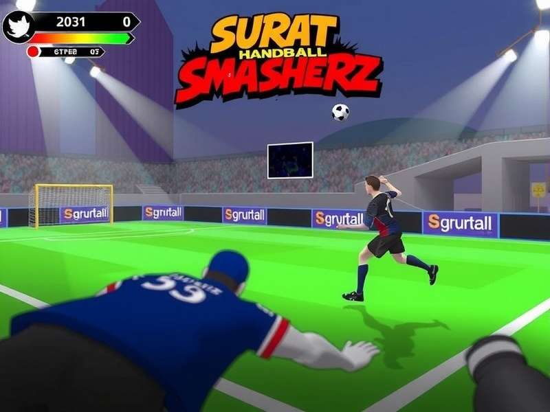 Surat Handball Smasherz Gameplay